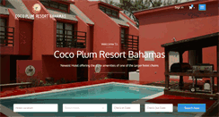 Desktop Screenshot of cocoplumresortbahamas.com
