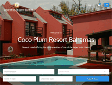 Tablet Screenshot of cocoplumresortbahamas.com
